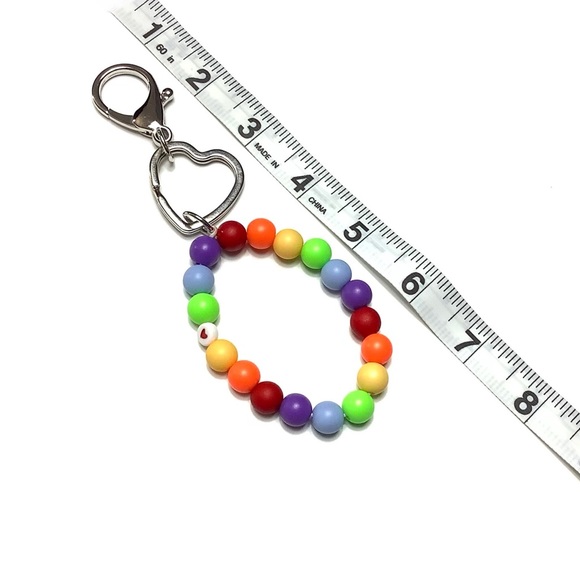 Rainbow Quote Canvas Bag & Keychain Bracelet - Picture 4 of 6